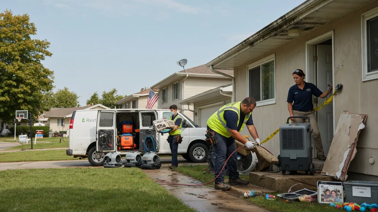 Water Damage Restoration in Evansport, OH near me